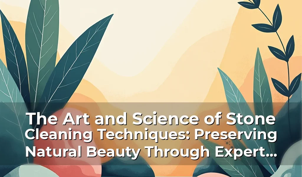 Artistic representation for The Art and Science of Stone Cleaning Techniques: Preserving Natural Beauty Through Expert Care