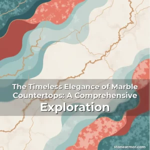 Artistic representation for The Timeless Elegance of Marble Countertops: A Comprehensive Exploration