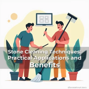 Artistic representation for Stone Cleaning Techniques: Practical Applications and Benefits