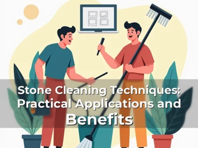 Artistic representation for Stone Cleaning Techniques: Practical Applications and Benefits