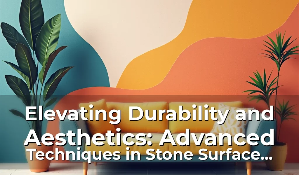 Artistic representation for Elevating Durability and Aesthetics: Advanced Techniques in Stone Surface Treatments