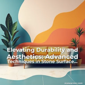 Artistic representation for Elevating Durability and Aesthetics: Advanced Techniques in Stone Surface Treatments