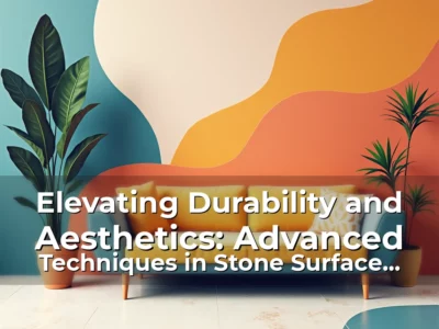 Artistic representation for Elevating Durability and Aesthetics: Advanced Techniques in Stone Surface Treatments