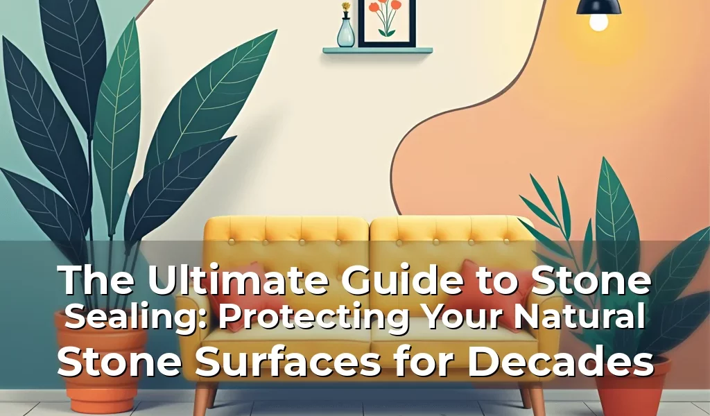 Artistic representation for The Ultimate Guide to Stone Sealing: Protecting Your Natural Stone Surfaces for Decades