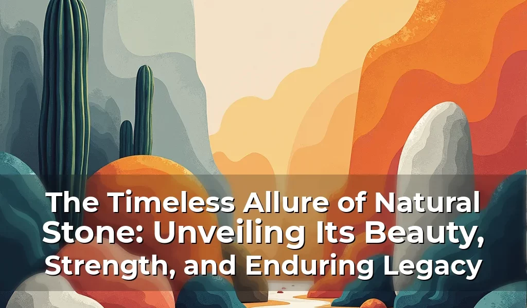 Artistic representation for The Timeless Allure of Natural Stone: Unveiling Its Beauty, Strength, and Enduring Legacy