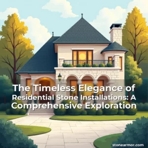 Artistic representation for The Timeless Elegance of Residential Stone Installations: A Comprehensive Exploration
