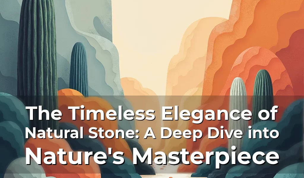 Artistic representation for The Timeless Elegance of Natural Stone: A Deep Dive into Nature's Masterpiece